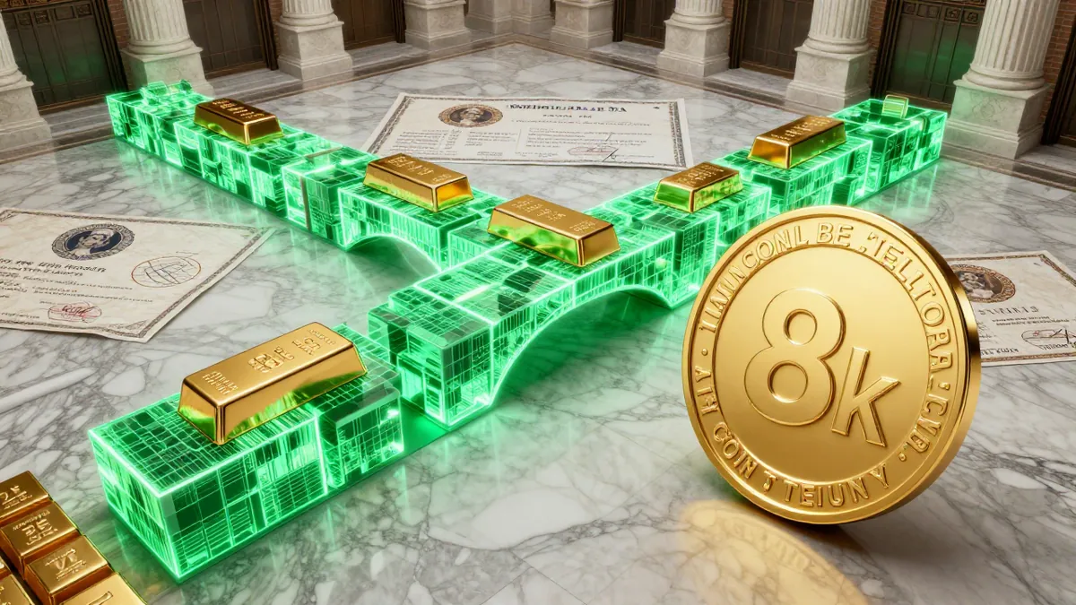 A hyper-detailed editorial concept art depicting a massive digital Bitcoin vault under cryptographic strain from advanced artificial intelligence systems.