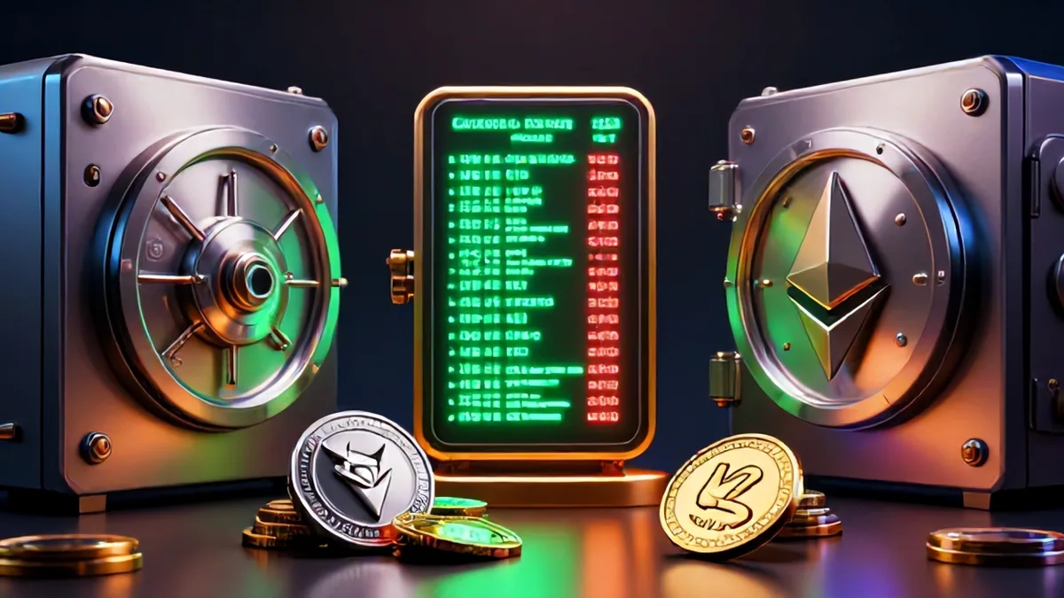 Cybersecurity forensic analytics interface mapping Bitcoin wallet transactions and cold storage vaults