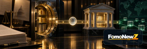 Digital dollar coins stacked in futuristic bank vault displaying live reserve backing ratios