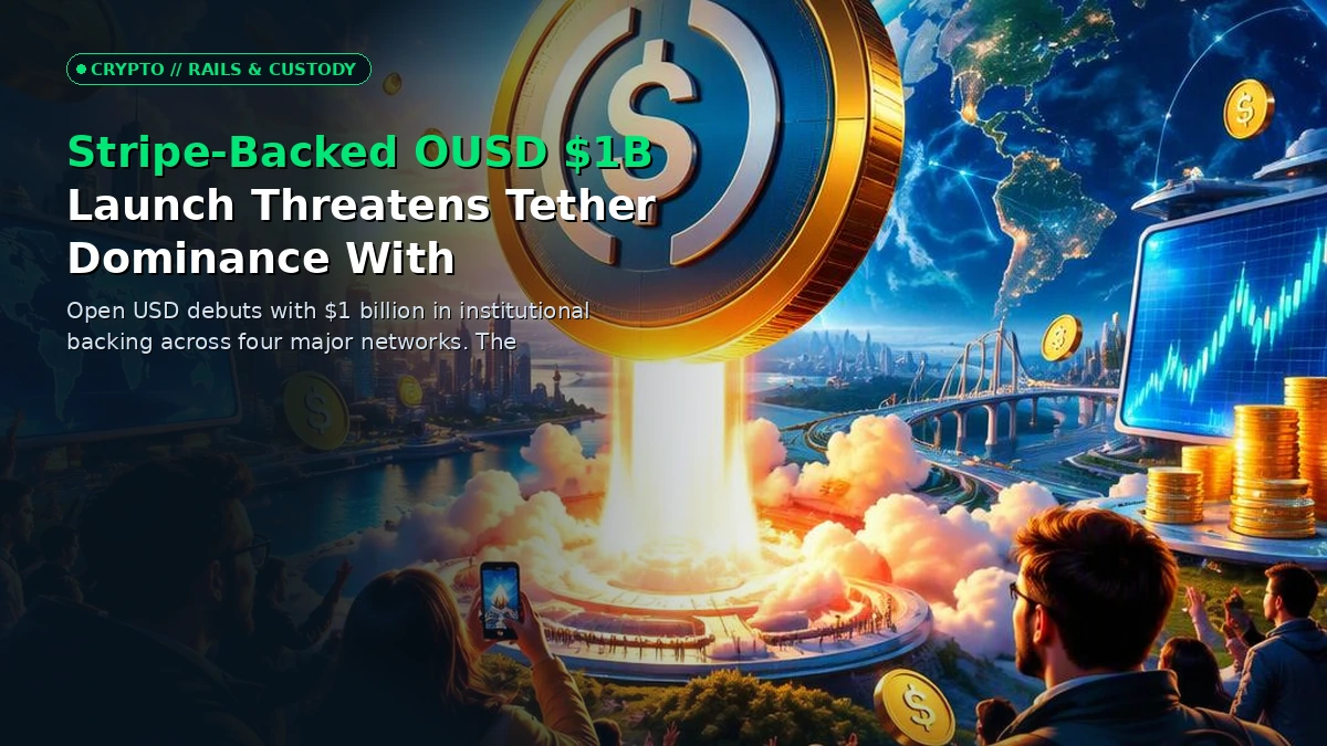 Stripe-Backed OUSD $1B Launch Threatens Tether Dominance With Equity-Driven Rails